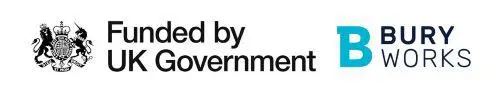 Funded by UK Government and Bury Works