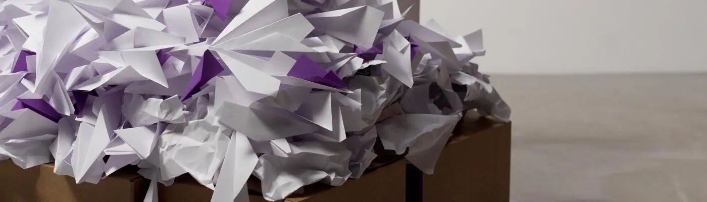 Paper and cardboard box for recycling