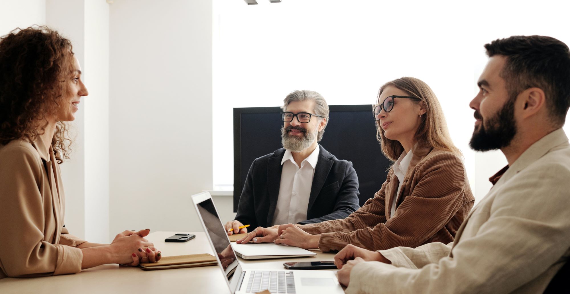 employees in meeting